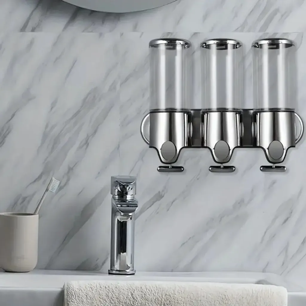 DISPENSADOR DE JABON SHAMPOO BAÑO X3.......webp