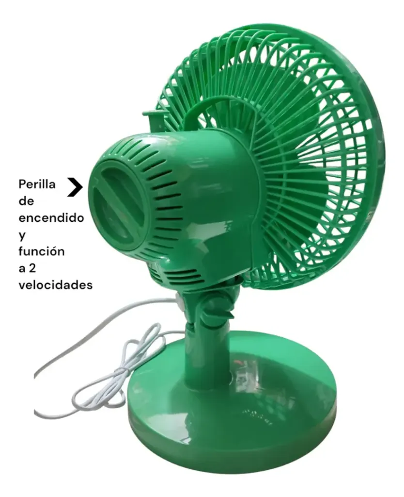 VENTILADOR PORTATIL CABEZAL LIGERO HY-203...webp