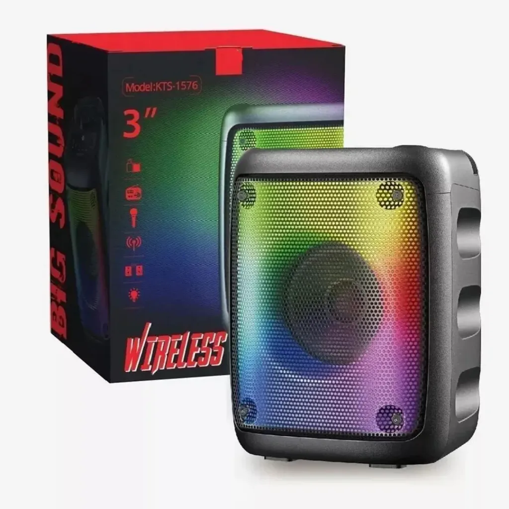 PARLANTE BOCINA PORTATIL BLUETOOTH 3 LUCES LED KTS-1576.webp