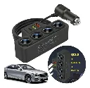 CIGARRERA CARGADOR PUERTOS USB-C CARRO ADAPTADOR ENCENDEDOR.webp