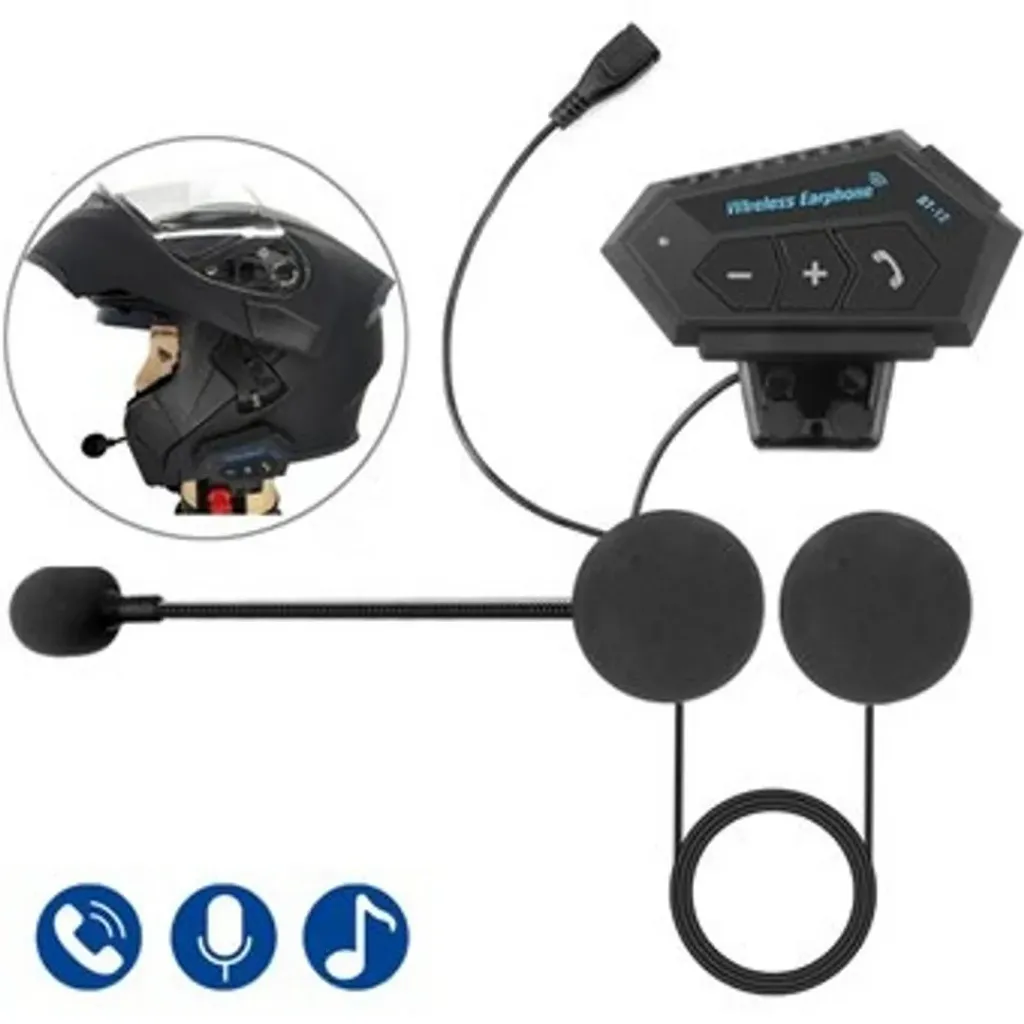 INTERCOMUNICADOR CASCO MANOS LIBRES BLUETOOTH IMPERMEABLE.webp