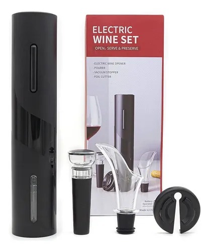 DESCORCHADOR VINO ACCESORIOS ELECTRICO - ELECTRIC WINE SET - V-115 CORCHO