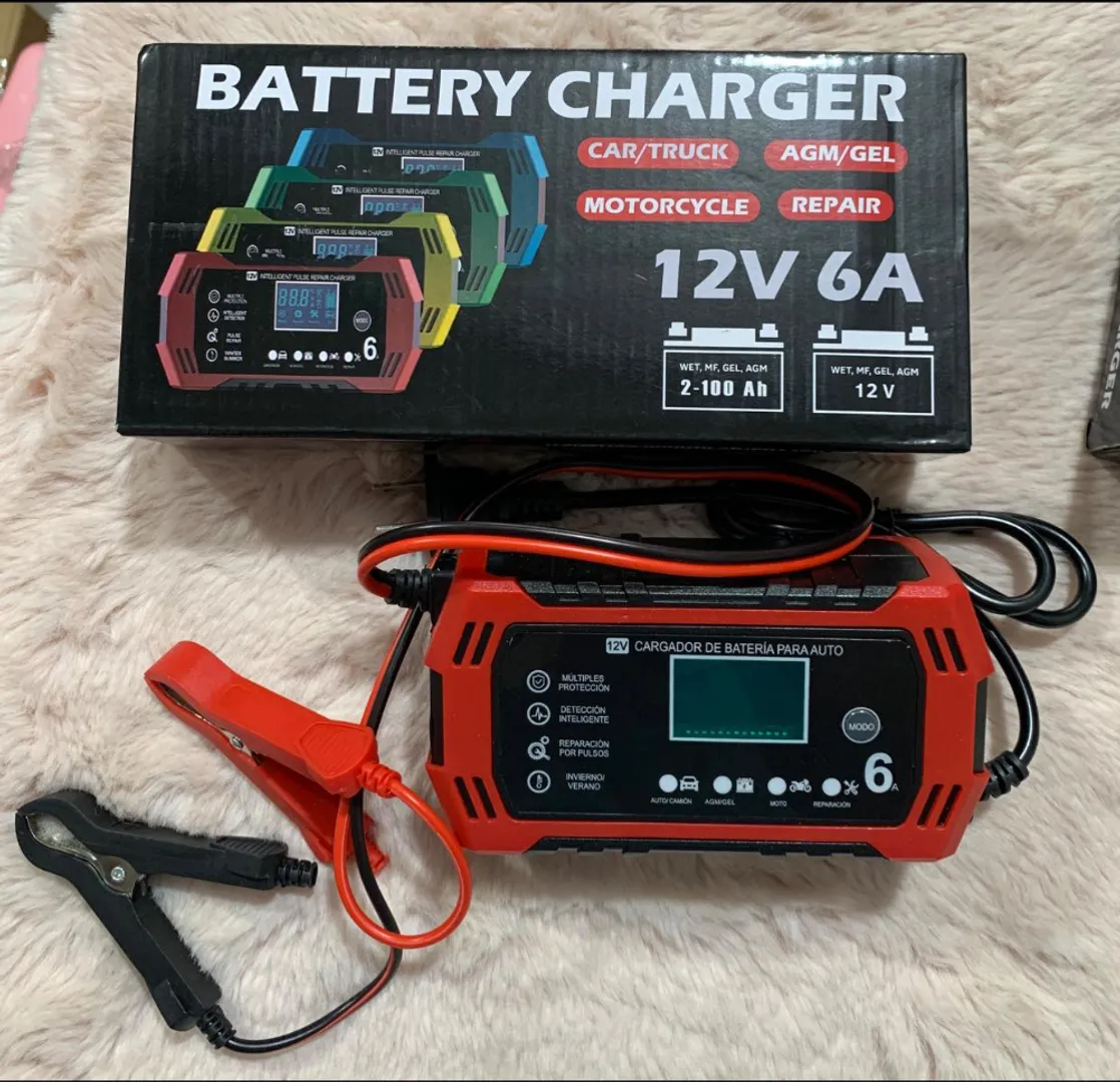 [89e348] CARGADOR BATERIA INTELIGENTE - BATTERY CHARGER - 12V 6A