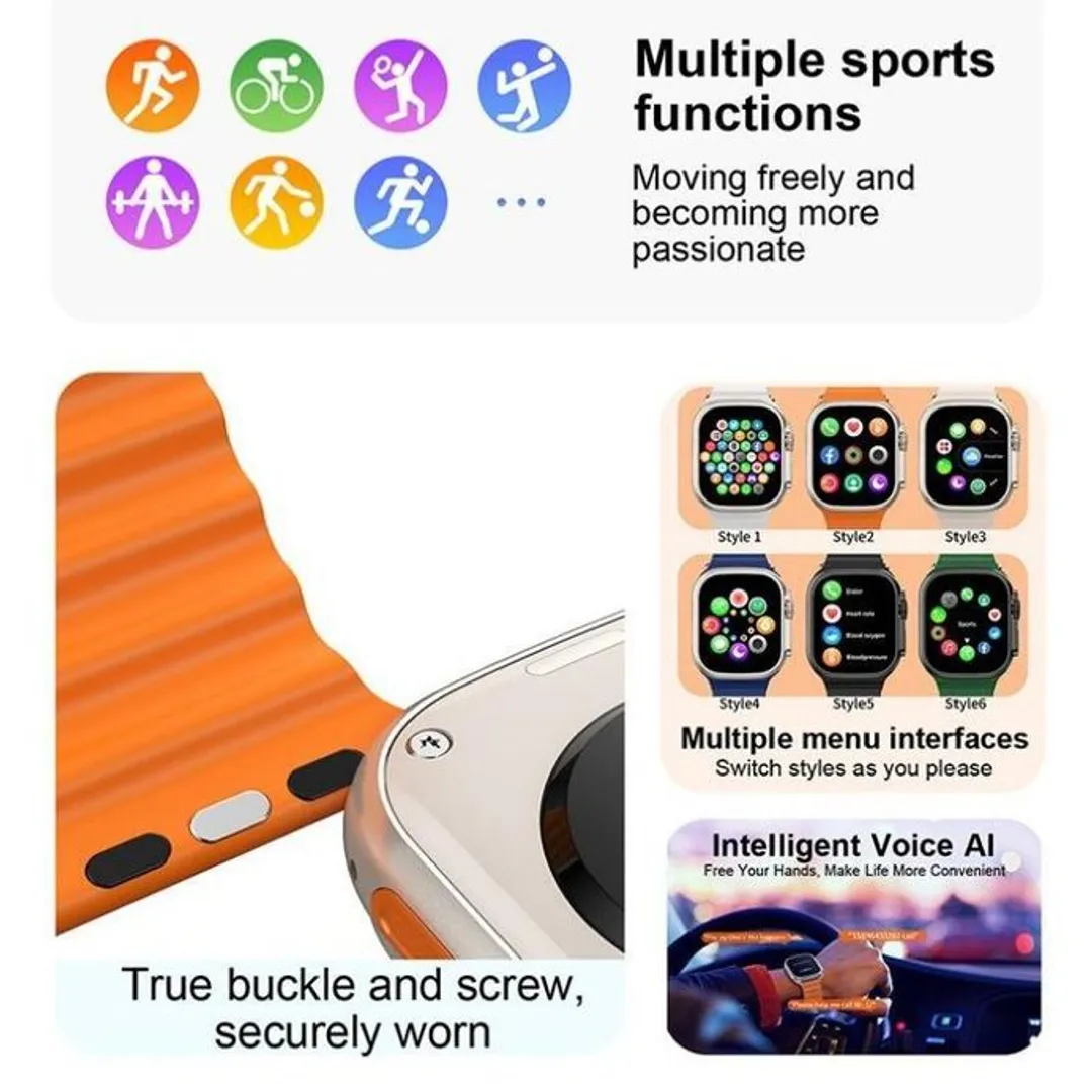 [554a5e] SMART WATCH RELOJ+AUDIFONOS SERIES 11 GUS-10