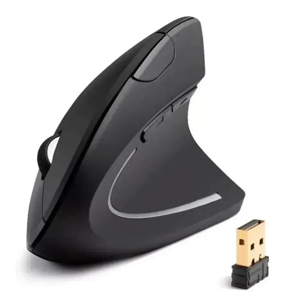 [POS-TEC-002] MOUSE VERTICAL INALAMBRICO ERGONOMICO 7043