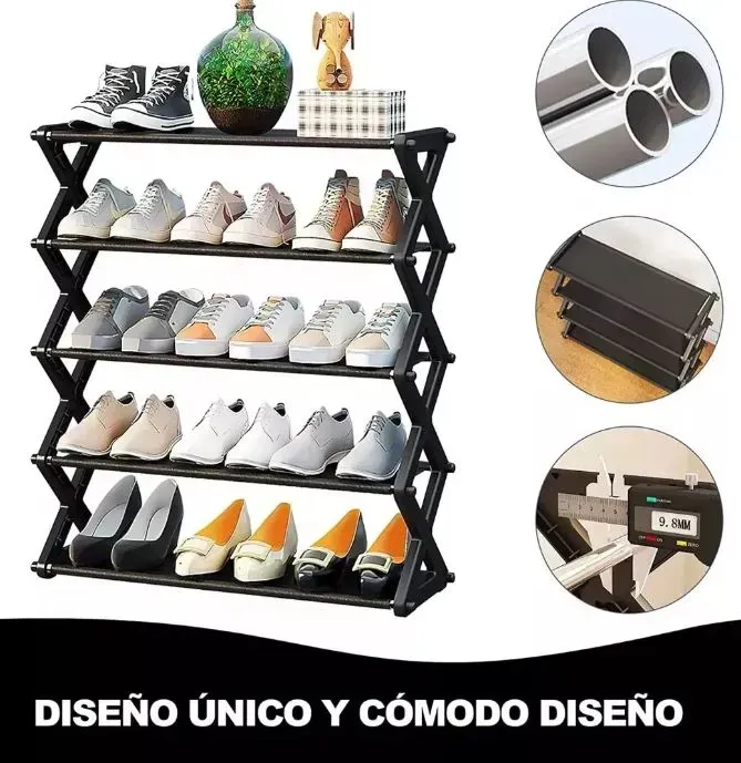 [YH8809-5] ZAPATERO ESTANTE DE ALMACENAMIENTO 5 NIVELES