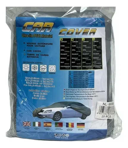 [CARPA TALLA L] CARPA COBERTOR PARA CARRO FUNDA AUTO TALLA