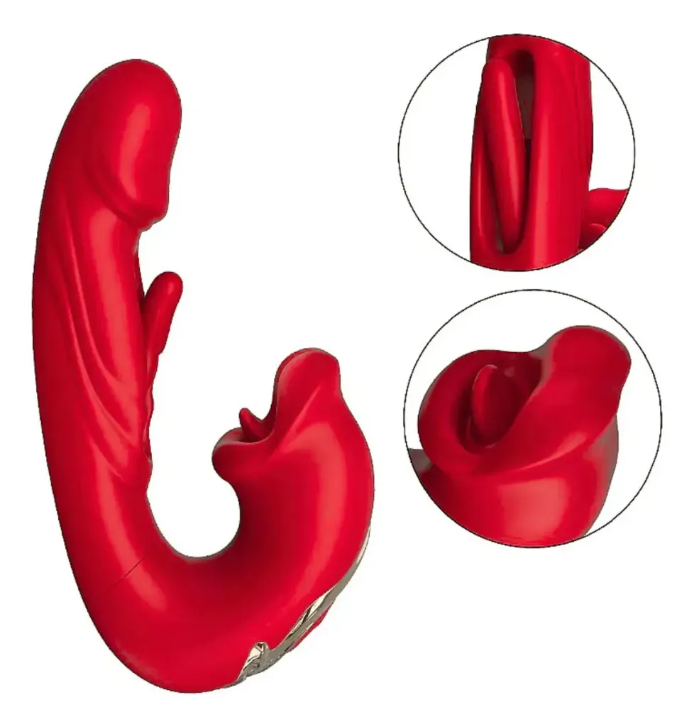 [CED-SEX-001] Vibrador Doble Clit Spot Con Succión