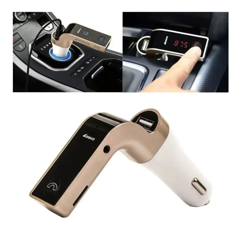 [CED-VEH-002] TRANSMISOR CARRO CARG7 USB MP3