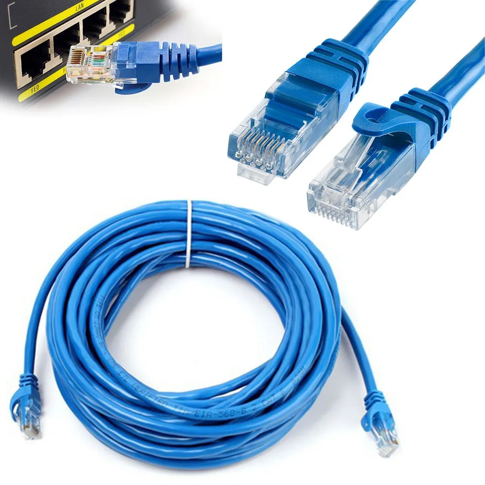 [CED-TEC-016] CABLE RED AZUL - SEISA - CAT 5E - CK- 10M