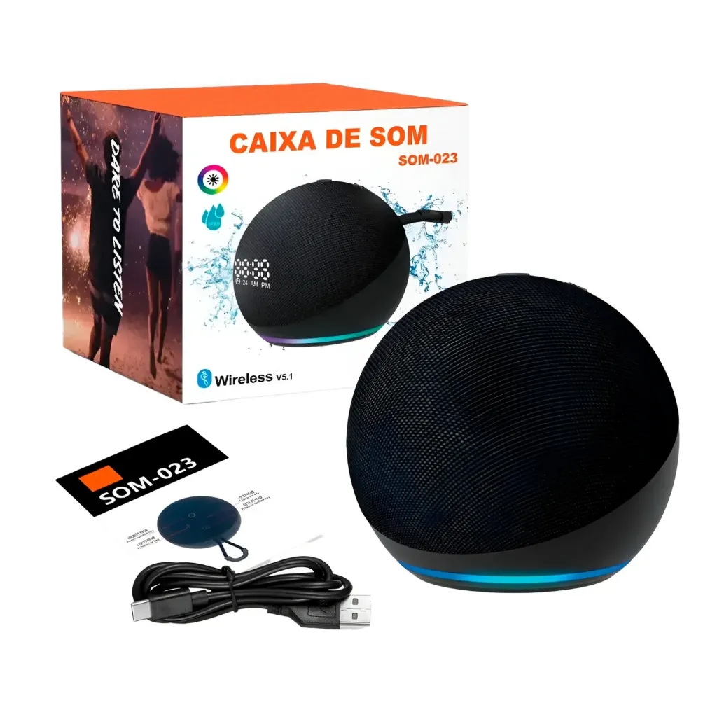 PARLANTE INTELIGENTE CAIXA DE SOM TIPO ALEXA