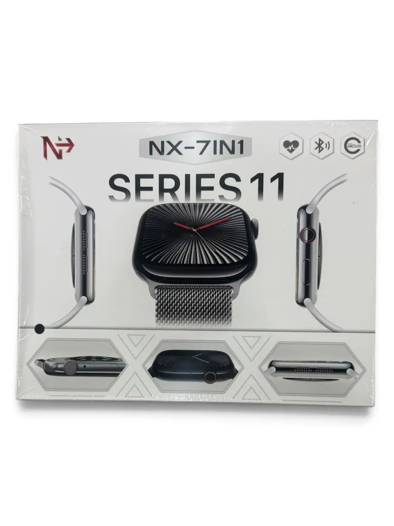 [BOD-TEC-115] SMARTWATCH SERIES 11 NX-7IN1 – 7 CORREAS EN 1
