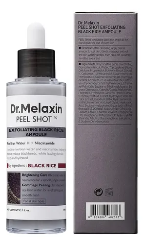 Ampolla Exfoliante De Arroz Negro Dr.melaxin
