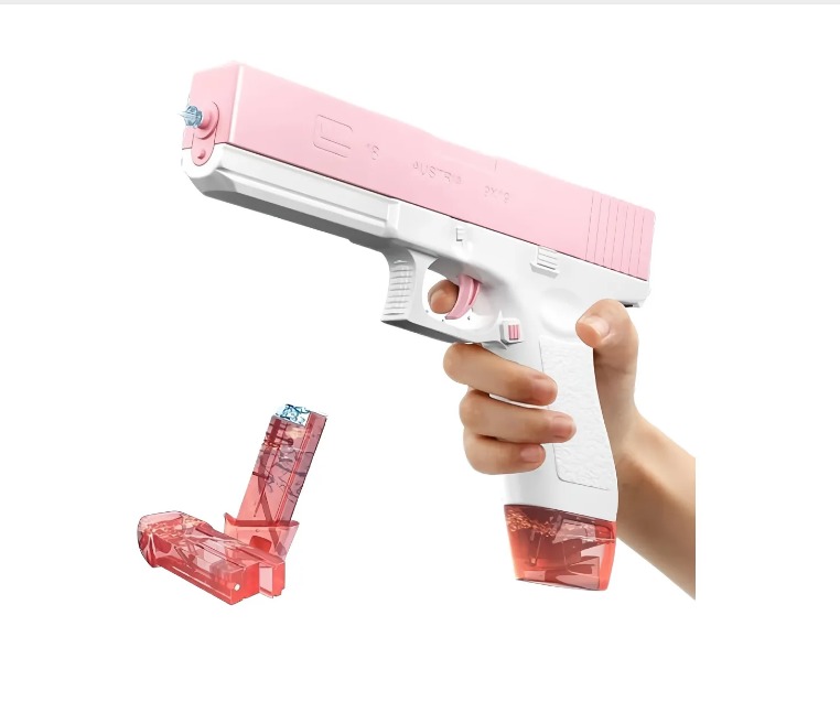 JUGUETE PISTOLA AGUA AUTOMATICA (AZUL)