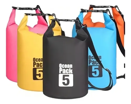 MORRAL BOLSO MALETIN MOCHILA PLAYA - OCEAN PACK - 5 LITROS