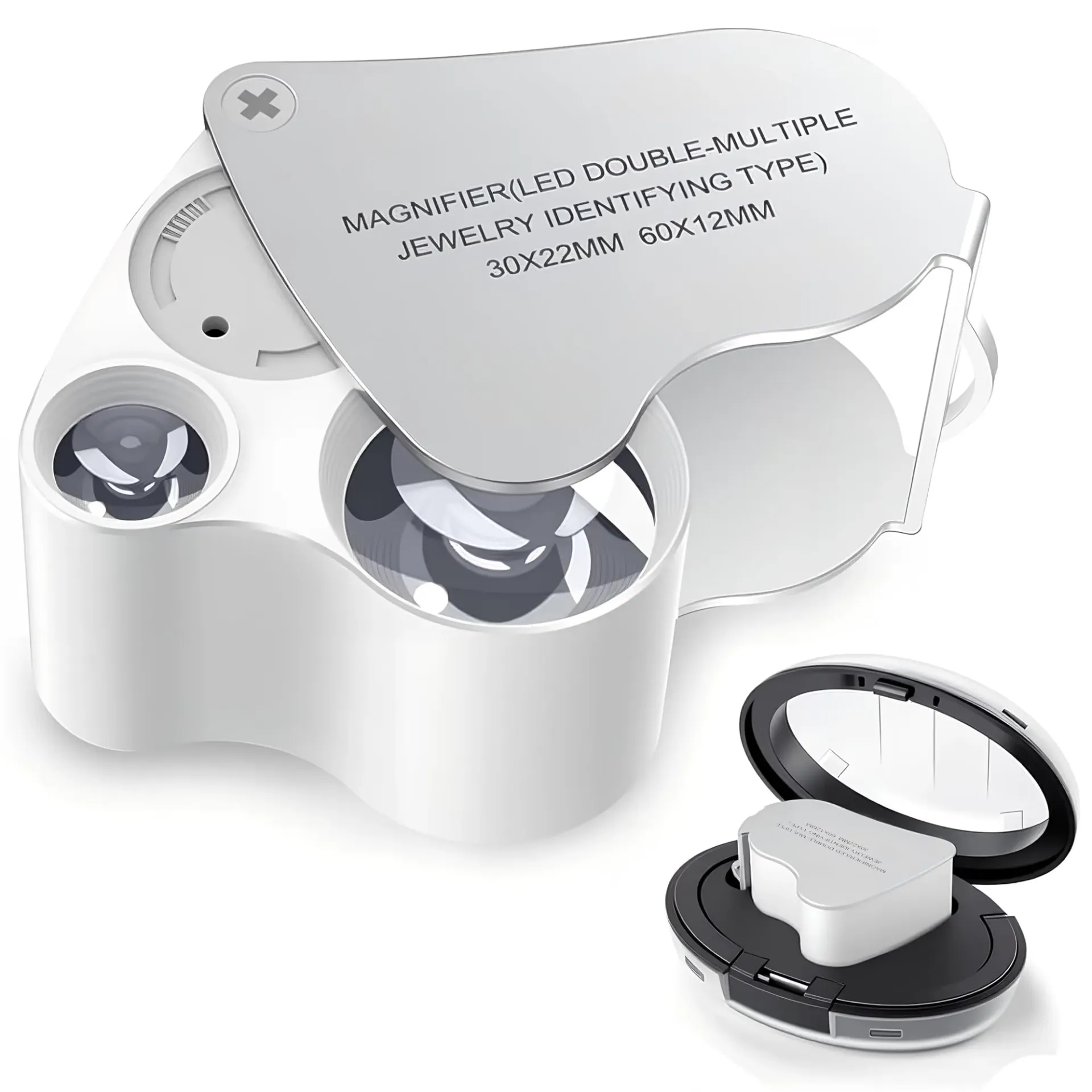 [CED-BIS-003] LUPA JOYERO PORTATIL - JEWELER´S LOUPE - 60X12 mm - 30X22mm