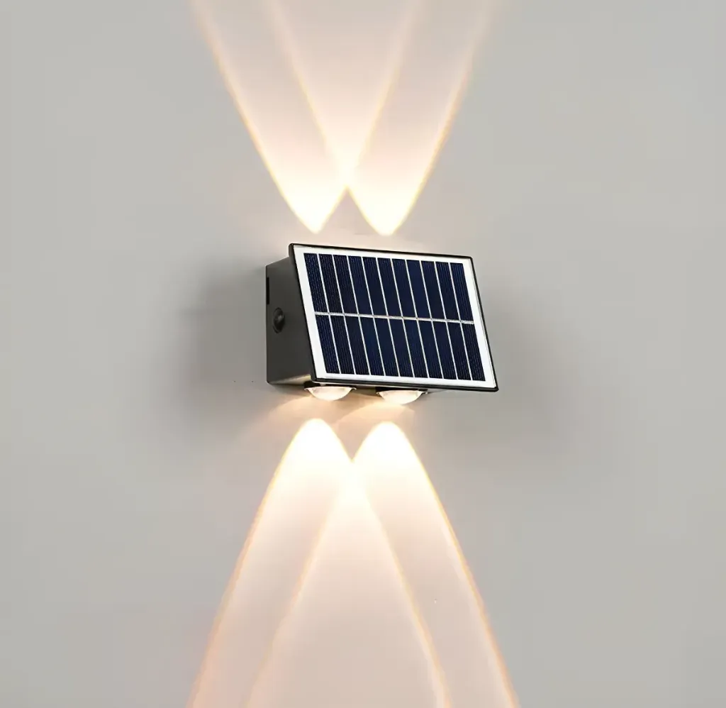 Luces Panel Solar 6 Bombillas