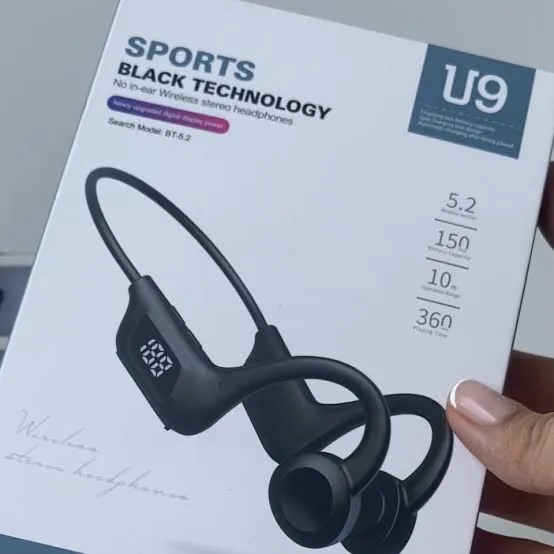 AUDIFONOS SPORTS BLACK TECHNOLOGY U9 BT-5.2