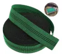 CINTA ELASTICA DE TELA PARA TAPICERIA 5 CM VERDE 25 METROS