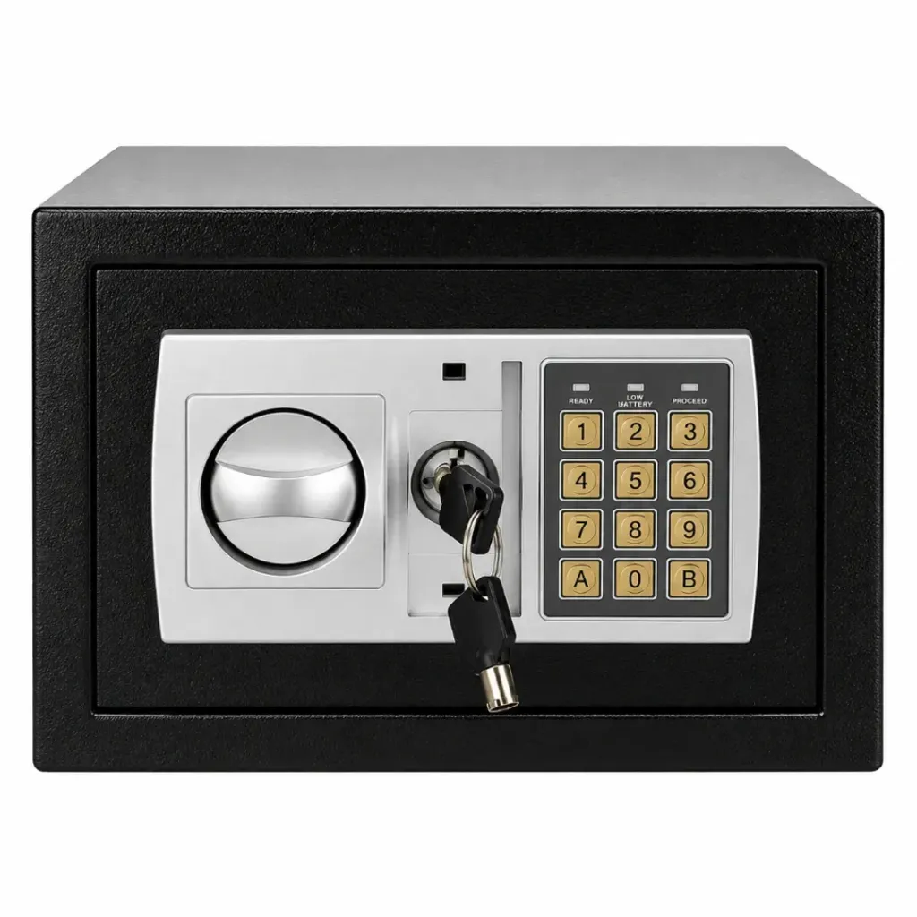[BOD-HOG-111] CAJA FUERTE DE SEGURIDAD DIGITAL CON LLAVE 36x27x26 CM