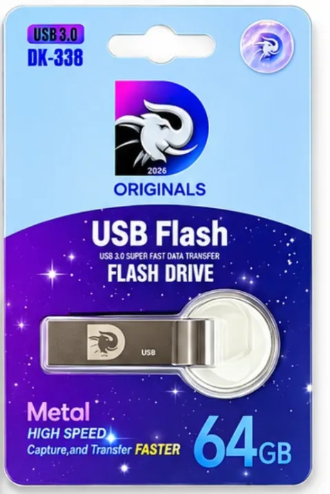 MEMORIA USB METALICA 64GB DUKA 3.0 HIGH SPEED