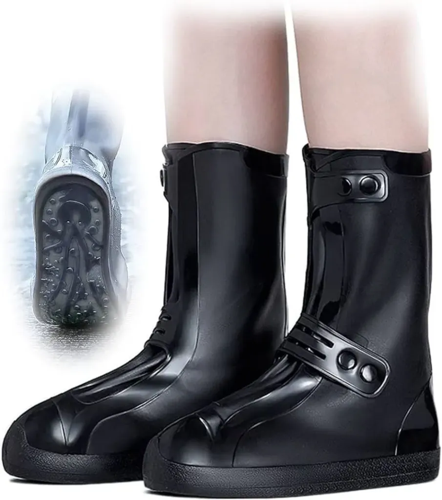 [M067] BOTA LLUVIA SILICONA