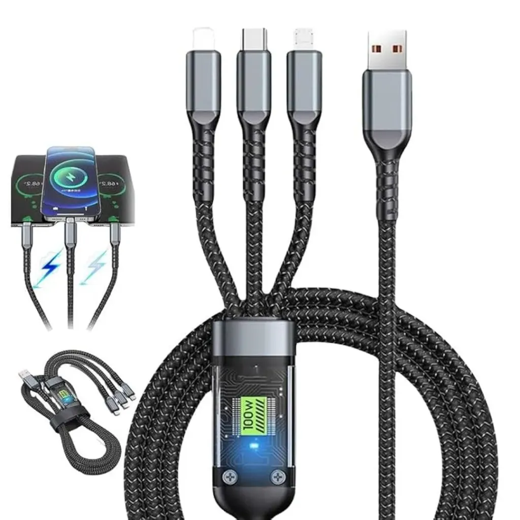 [RE-011] CABLE USB 3 EN 1 100W