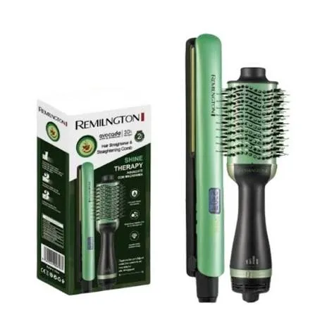COMBO PLANCHA Y CEPILLO SECADOR AGUACATE PRO-2501