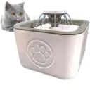 COMEDERO BEBEDERO MASCOTAS CAJA BLANCA