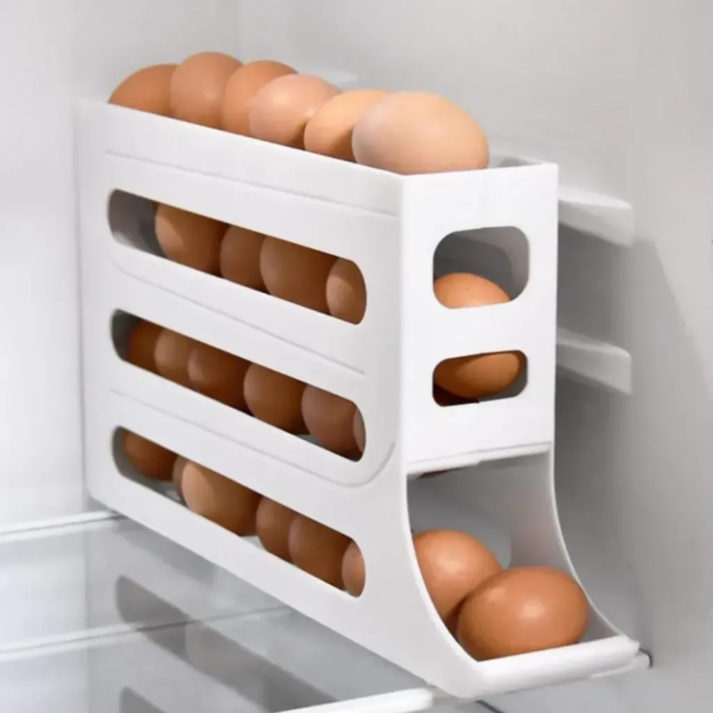 DISPENSADOR DE HUEVOS ZIGZAG 4 NIVELES