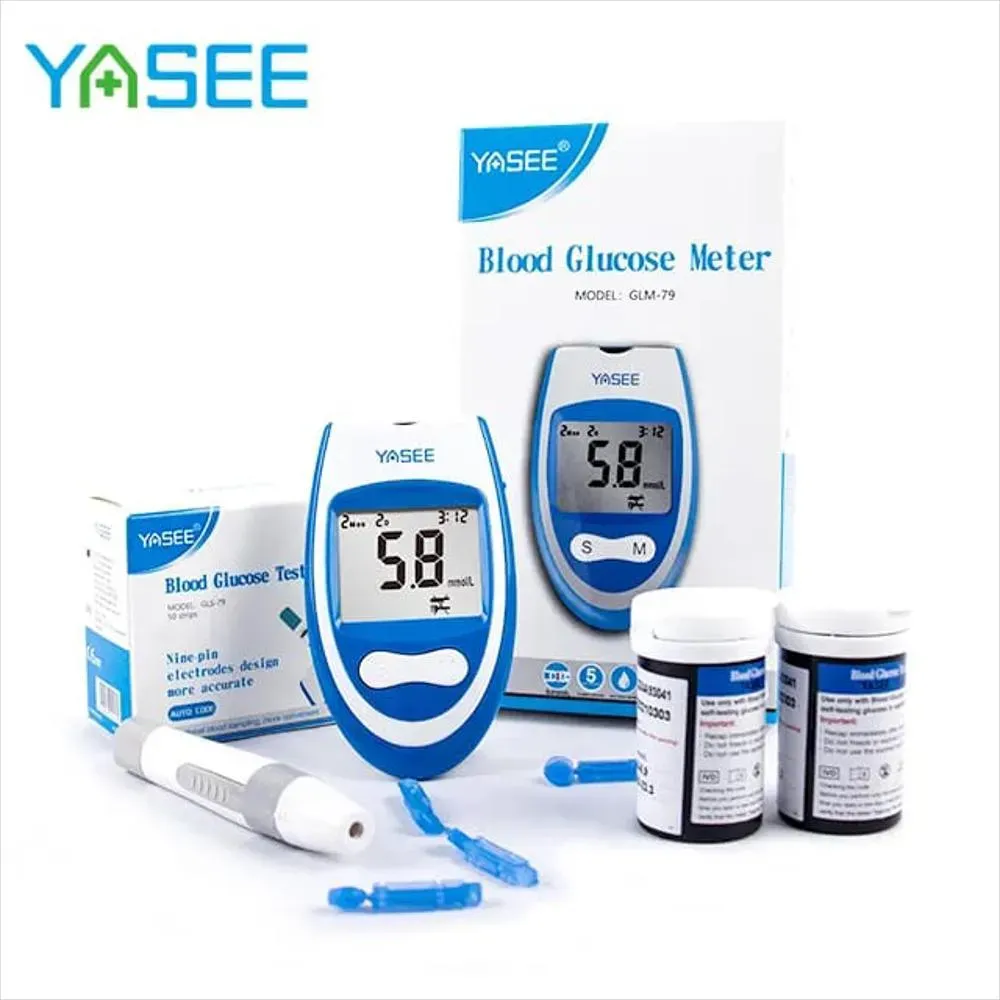 GLUCOMETRO MEDIDOR GLUCOSA X50 TIRILLAS Y LANCETAS