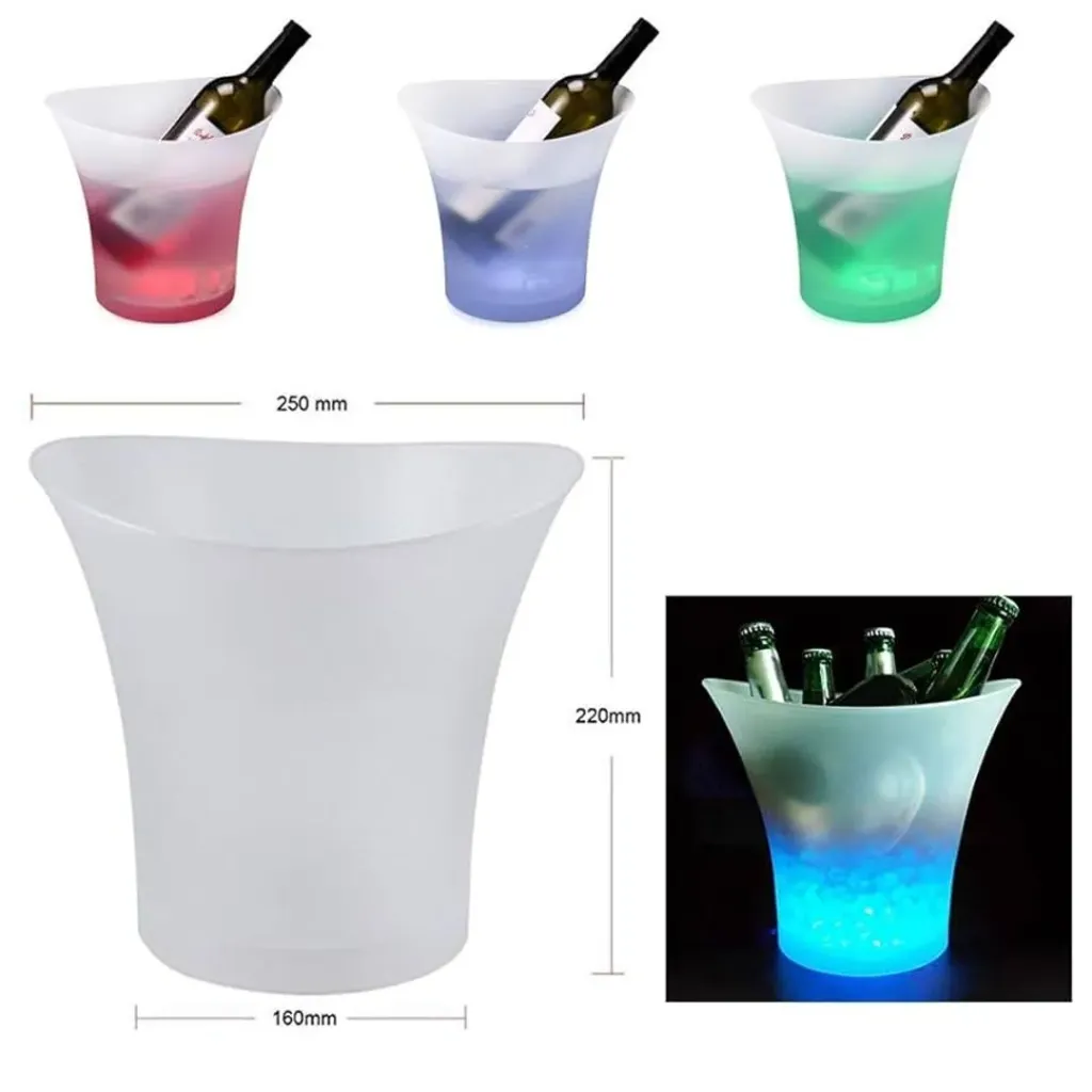 [8359b7] HIELERA CON LUZ Y PARLANTE BLUETOOTH 7Litros ALTA