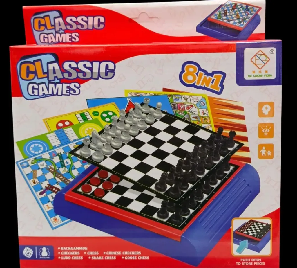 [857] JUEGO DE MESA 8 EN 1