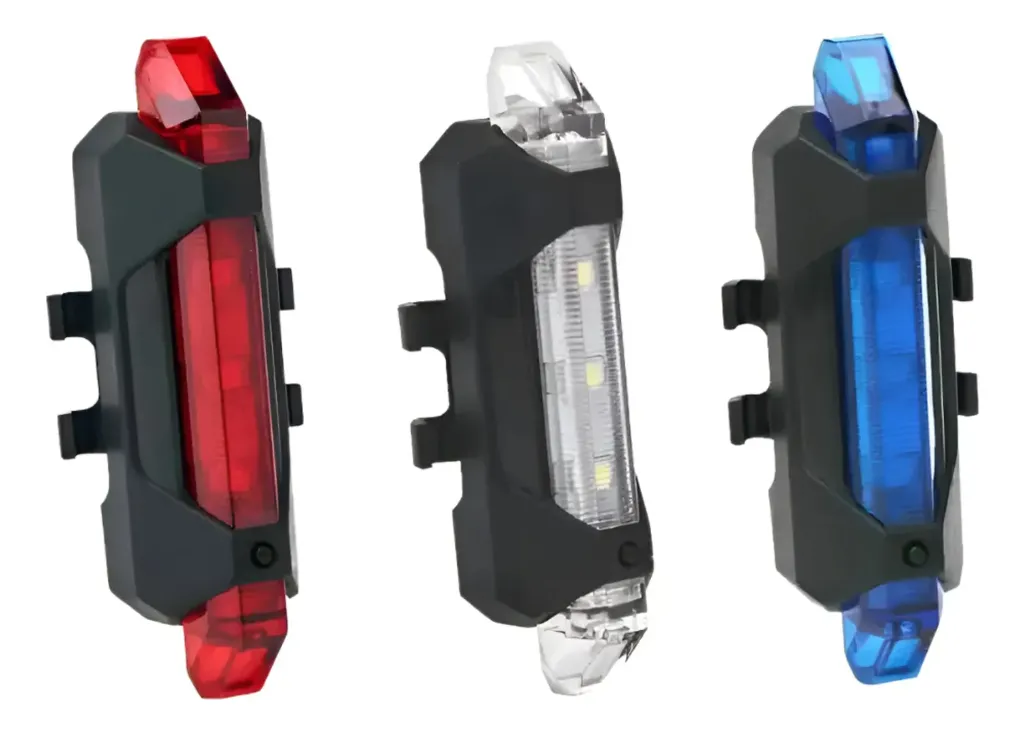 LUZ TRASERA BICICLETA ROJA DC-918
