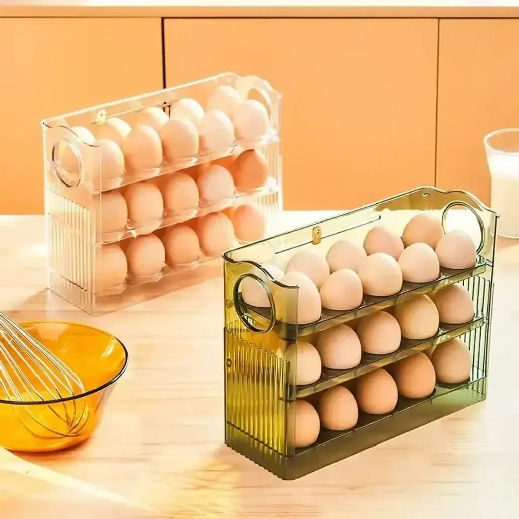 [BOD-GEN-012] ORGANIZADOR HUEVOS 3 NIVELES - EGG STORAGE BOX - YW-492