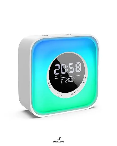 PARLANTE CUADRADO P10 RELOJ MINI HIFI SPEAKER