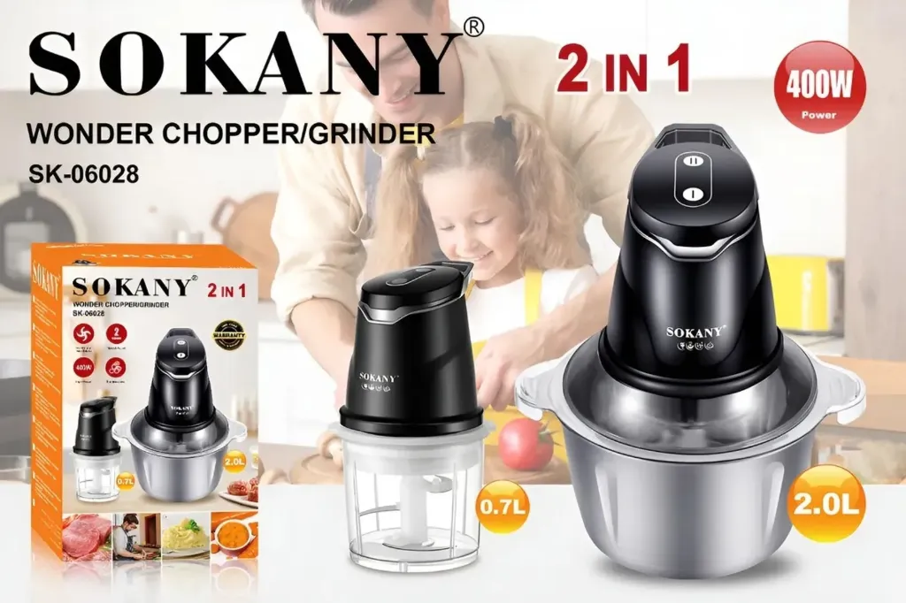 [BOD-COC-004] PICADOR ELECTRICO SOKANY 2 EN 1 2L