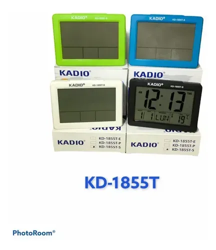 [BOD-TEC-035] RELOJ DESPERTADOR KADIO KD-1855T