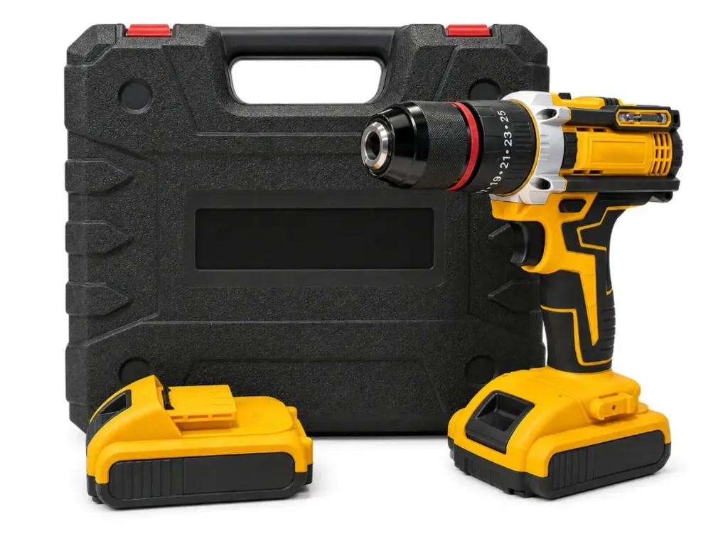TALADRO INALAMBRICO DOBLE BATERIA PERCUTOR SET DE COPAS DEWALT