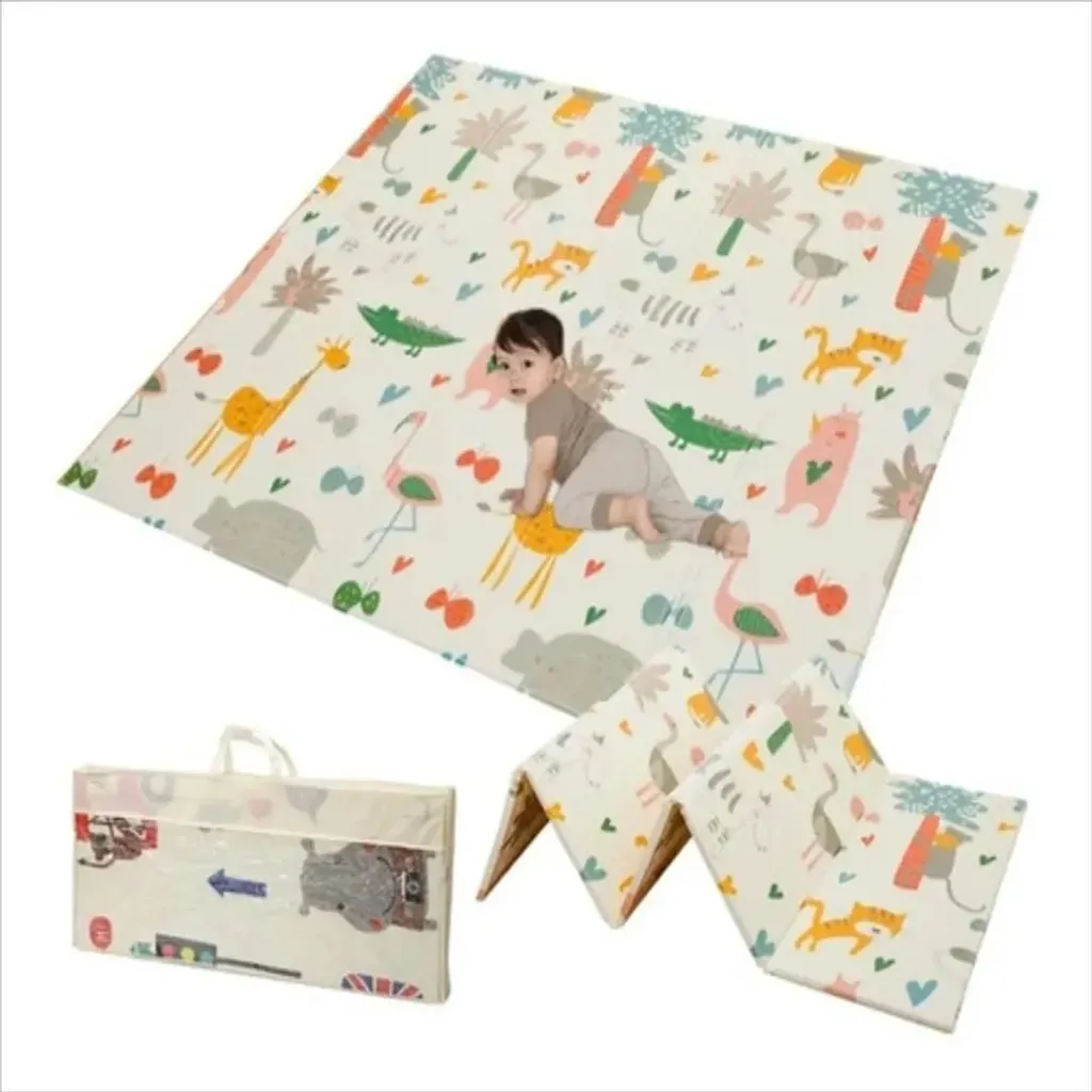 [1647] TAPETE INFANTIL 2x1.80mts PLEGABLE DOBLE CARA