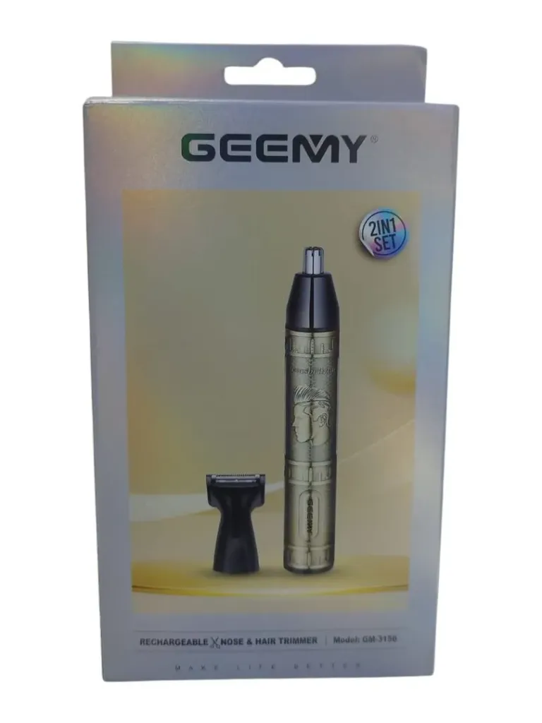 [1698] TRIMMER 2 EN 1 GEEMY GM-3156 AFEITADORA NARIZ Y OIDOS
