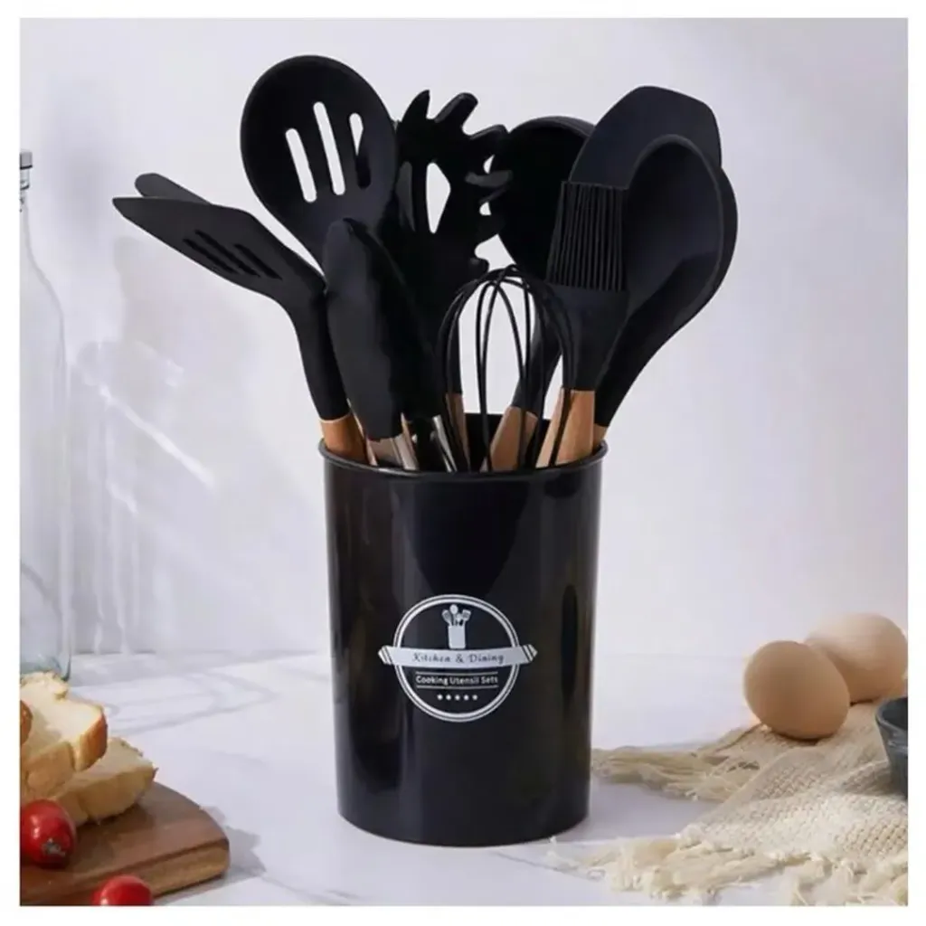 [BOD-COC-007] UTENSILIOS DE COCINA SILICONA 12 PCS