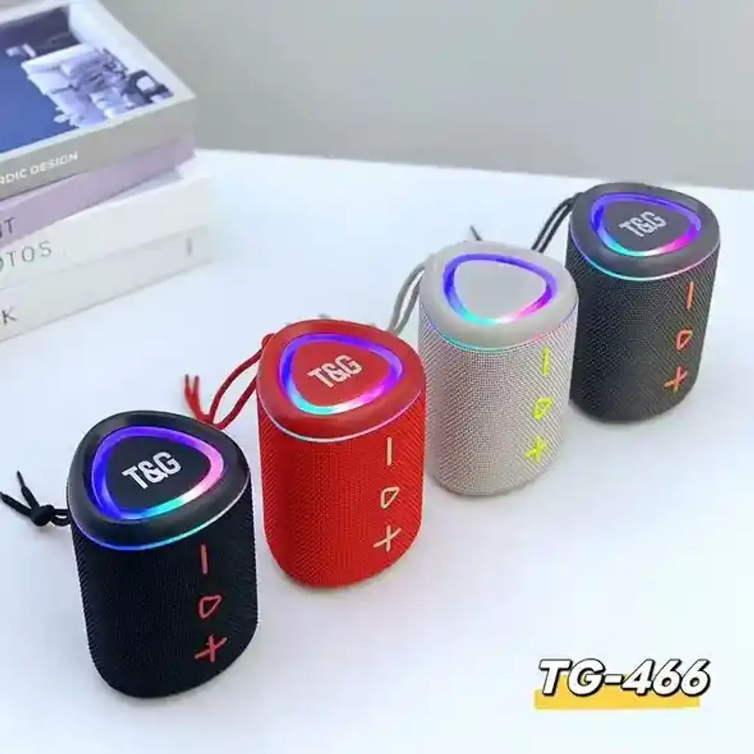 [6dda41] PARLANTE BOCINA BLUETOOTH LUZ LED TG-466