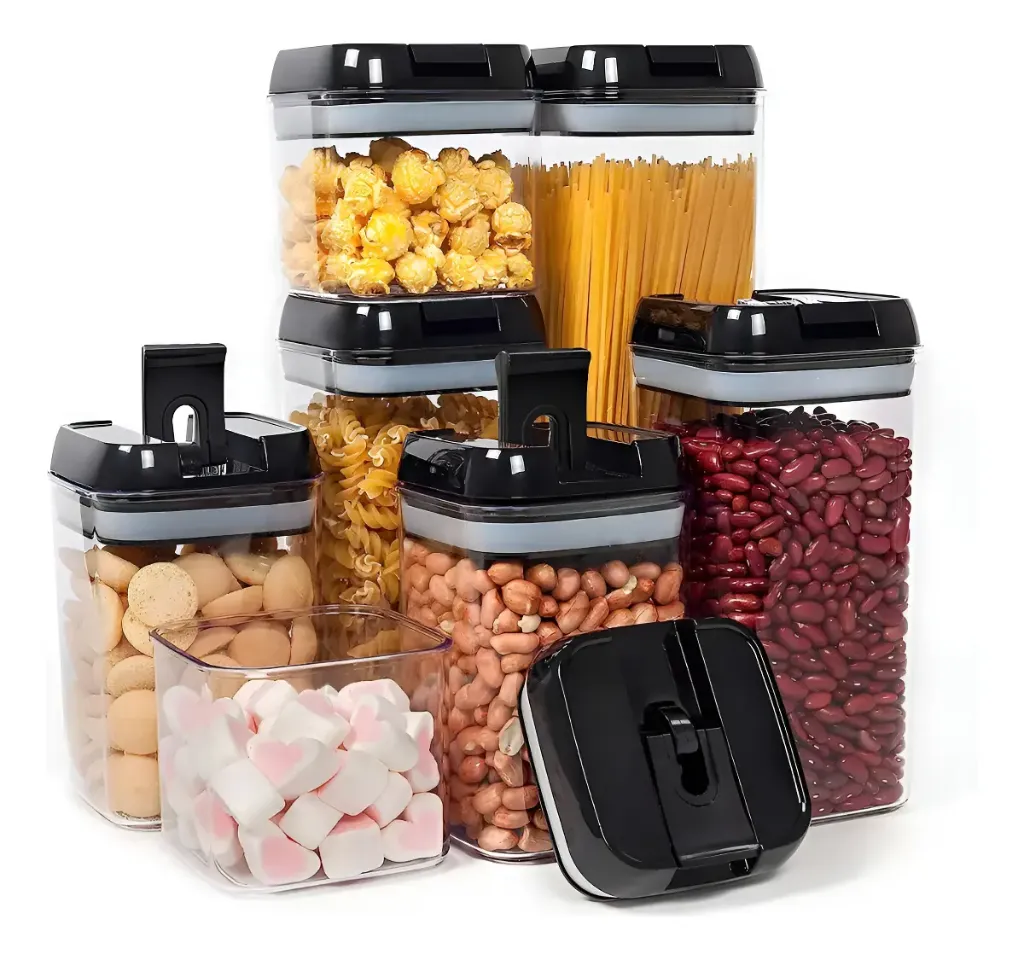 CONTENEDOR DE ALIMENTOS HERMETICOS 7 PIEZAS