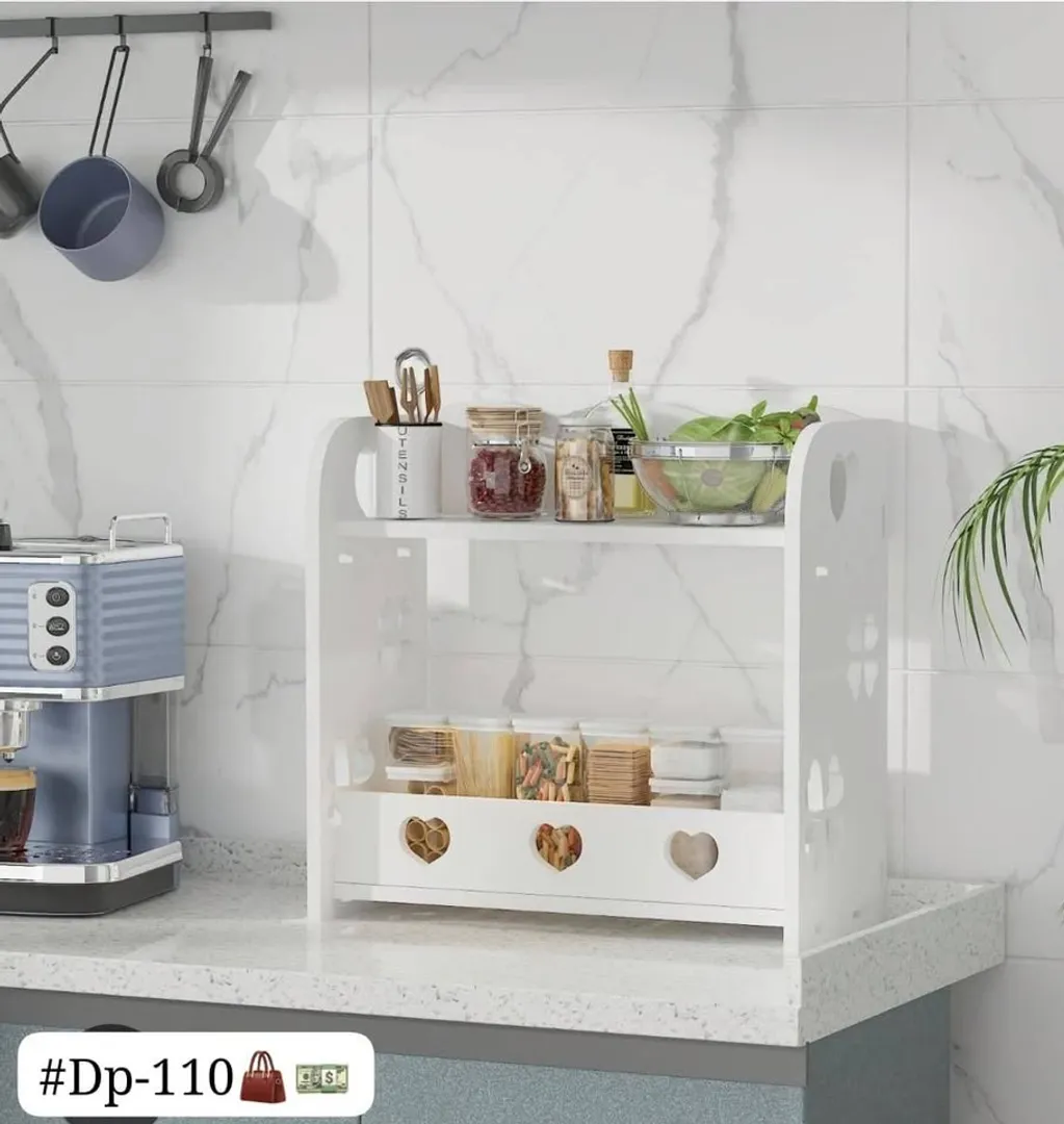 [adcfcc] ORGANIZADOR DE COCINA BLANCO ESTILO RUSTICO PRLA-979