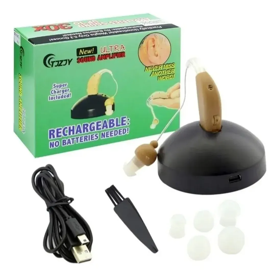 [c1bc82] AUDIFONO ORTOPEDICO RECARGABLE SORDERA PROTESIS TJZJY