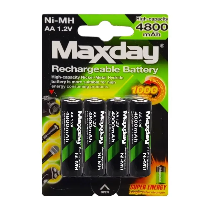 PILAS AAA X4 - MAXDAY - NI-MH AAA 1.2V - 2800 mAh