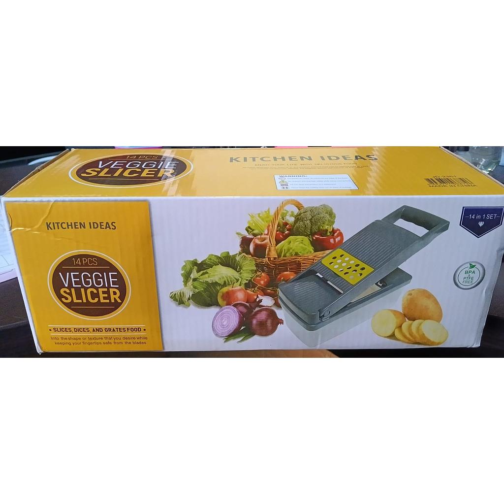 RALLADOR PICADOR 16 PIEZAS - VEGGIE SLICER - KITCHEN IDEAS