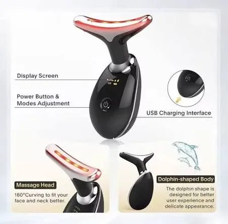 [CED-SAL-020] MASAJEADOR FACIAL REDUCTOR  ARRUGAS LED - FIGHT NECK AGING BUILD SWAN NECK - MGE-009