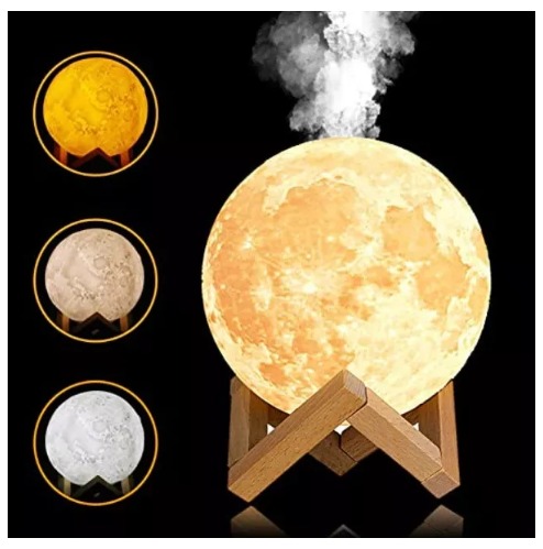 [BOD-TEC-121] HUMIDIFICADOR LAMPARA TIPO LUNA BASE SOPORTE - MOON LAMP HUMIDIFIER - 3D - SF-15